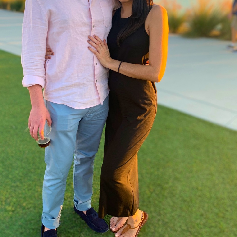 Vince Twist Back Maxi Dress